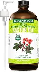 RejuveNaturals Organic Castor Oil 16oz