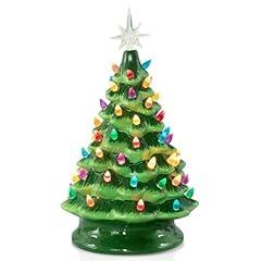 Brightown Ceramic Christmas Tree with LED Lights