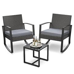 Qsun 3 Piece Rocking Bistro Set