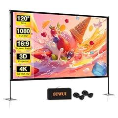 Outdoor Projector Screen with Stand 120 inch