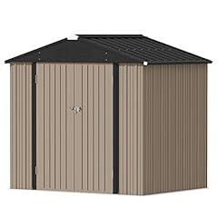 Devoko 6x8 FT Lockable Metal Garden Shed