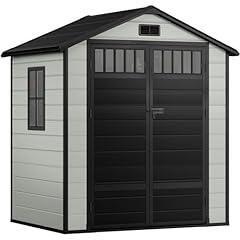 DWVO Resin Storage Shed with Windows