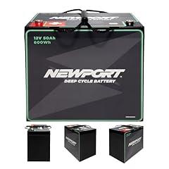 Newport 12V 50Ah Deep Cycle Marine Battery