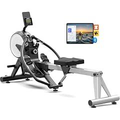 Pooboo Dual Resistance Foldable Rowing Machine