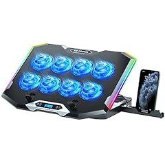ICE COOREL Gaming Laptop Cooling Pad with RGB Fans