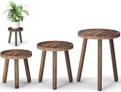 Vecxoty Wood Plant Stands Set