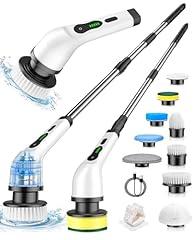 Electric Spin Scrubber with Adjustable Handle