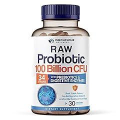 Organic Raw Probiotics 100 Billion CFU Supplement