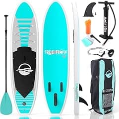 ‎SereneLife Inflatable Stand Up Paddle Board Set