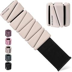 BECOJADDE Adjustable Wrist Ankle Weights 2lb Set
