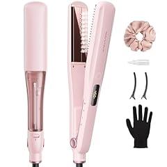 Wavytalk Steam Hair Straightener in Sakura Pink
