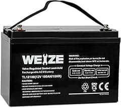 Weize 12V 100Ah Deep Cycle Battery