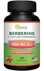aSquared Nutrition Berberine with Ceylon Cinnamon