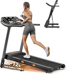 THERUN Folding Incline Treadmill