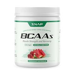 Snap Supplements BCAA Powder Watermelon Flavor 30 Servings