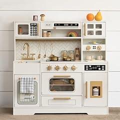 Wooden Play Kitchen Set for Kids