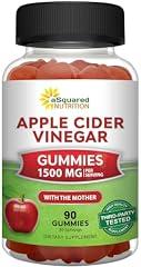 aSquared Nutrition Apple Cider Vinegar Gummies 1500mg