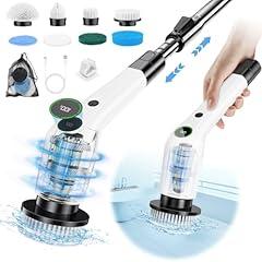 PUFTEM Electric Spin Scrubber with Adjustable Handle