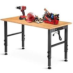 OLBRUS 48" Adjustable Workbench with Power Outlet