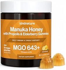 Kindnature Manuka Honey Gummies MGO 643+