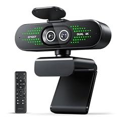 EMEET NOVA 4K Dual-Camera 4K Webcam for PC, Wide-Angle and Telephoto Camera