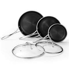 DELUXE Hybrid Nonstick Fry Pan Set