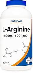 Nutricost L-Arginine 1000mg, 300 Tablets