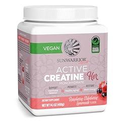 Sunwarrior Creatine Monohydrate Powder Raspberry Lemonade