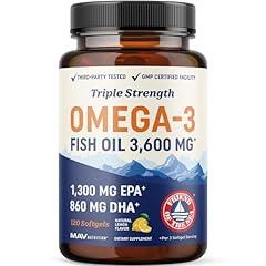 Triple Strength Omega 3 Fish Oil 3600 mg