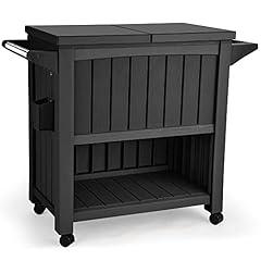YITAHOME 85 Quart Rolling Cooler Cart