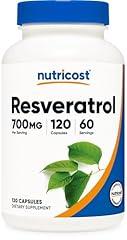 Nutricost Resveratrol 700mg 120 Vegan Capsules