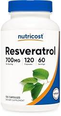 Nutricost Resveratrol 700mg 120 Vegan Capsules