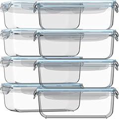 Razab 16 Pc Glass Meal Prep Containers