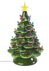 Creative Hobbies Ceramic Christmas Tree 15.5" Vintage Green
