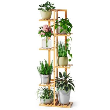wood plant stand