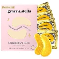 grace & stella Gold Under Eye Mask, 24 Pairs