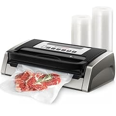 Bonsenkitchen Vacuum Sealer Machine with Cutter and Storage