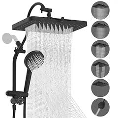 Hibbent Black 13 Shower Head Combo
