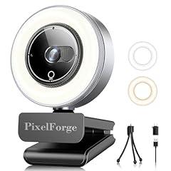 PixelForge 2K Webcam with Microphone & Light