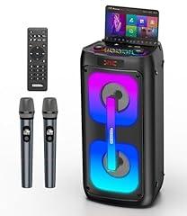 Gesnada Karaoke Machine with Wireless Microphones