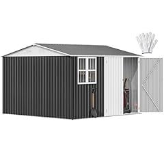 DWVO Outdoor Metal Storage Shed