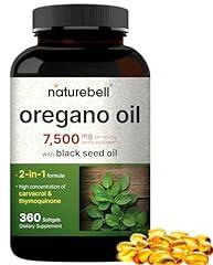 NatureBell Oregano Oil with Black Seed 360-Day Supply