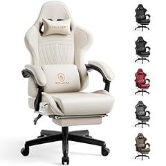 GTPLAYER Gaming Chair with Footrest and Bluetooth Speakers