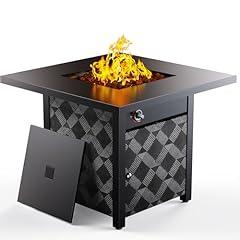 Ciays 32-Inch Propane Fire Pit Table