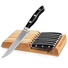 Alata 8-Piece Steak Knives Set with Block