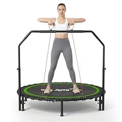 Safly Fun Foldable Fitness Trampoline with Handle