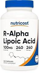 Nutricost R-Alpha Lipoic Acid 100mg, 240 Veggie, Non-GMO, Gluten Free