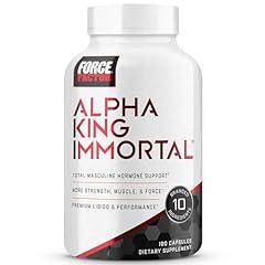 Force Factor Alpha King Immortal Testosterone Booster