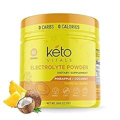 Keto Vitals Electrolyte Powder, Pineapple Coconut