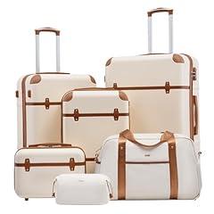 Coolife Luggage Set with Spinner Wheels